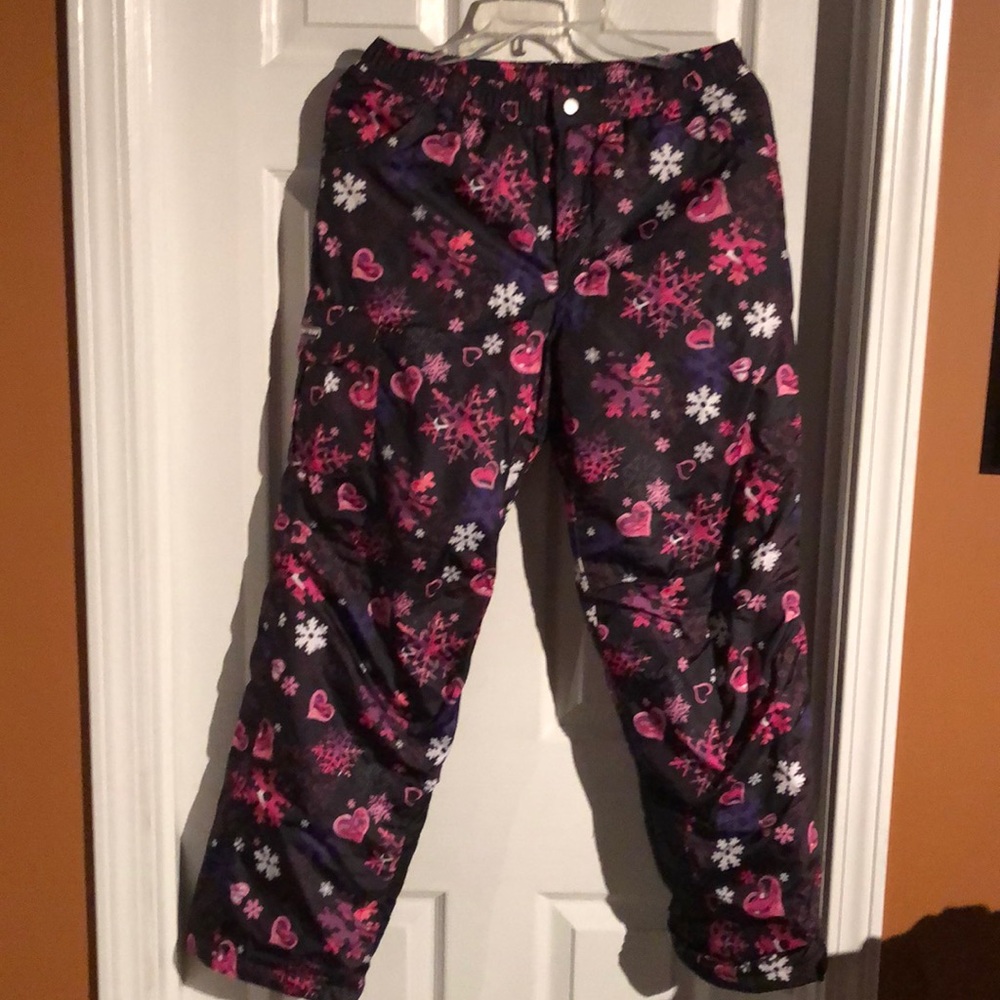 Girls snow pants, gently worn
